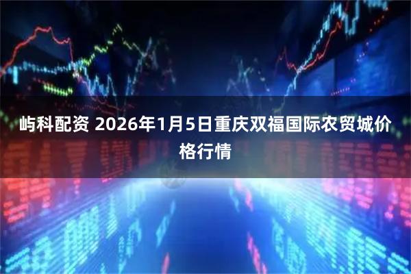 屿科配资 2026年1月5日重庆双福国际农贸城价格行情